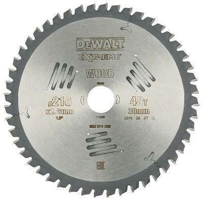 Hm-piła do drewna 216x30mm z48 DeWalt