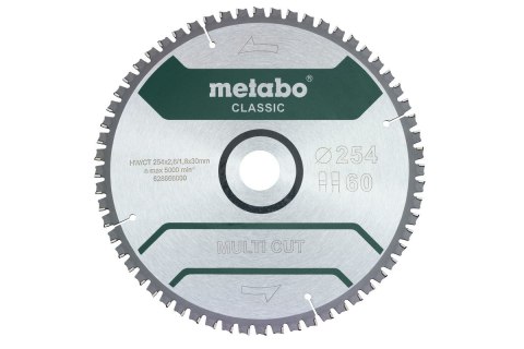 Metabo 628285000 ostrze do piły tarczowej 25,4 cm 1 szt. Metabo