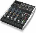 Behringer 802S - 8-kanałowy kompaktowy mikser analogowy z interfejsem USB zaprojektowany specjalnie do obsługi podcastów, stream Behringer