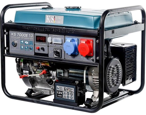 KÖNNER & SÖHNEN AGREGAT/GENERATOR BENZYNOWY 5,0kW 230/400V ROZRUCH ELEKTRYCZNY AVR VST KS7000E-1/3 KÖNNER & SÖHNEN