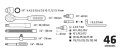 Klucze nasadowe Topex 1/4" zestaw 46 sztuk TOPEX