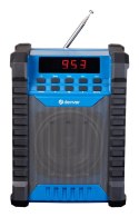 Denver WRB-60 nadajnik FM Bluetooth Niebieski, Szary Denver