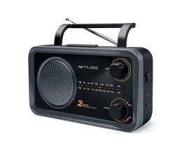 Przenośne Radio Muse M-06DS, Szary (Wejście AUX, 2 pasmowe) Muse