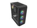 FURY OBUDOWA KOMPUTEROWA FURY SHOBO SH4F RGB MIDI Z OKNEM CZARNA FURY