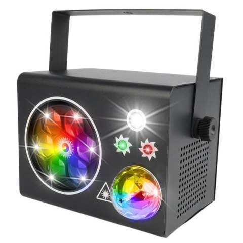 LIGHT4ME PARTY BOX V2 efekt disco LED ball laser Light4Me