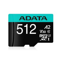 ADATA Premier Pro 512 GB UHS1 U3 V30 A2 + adapter ADATA