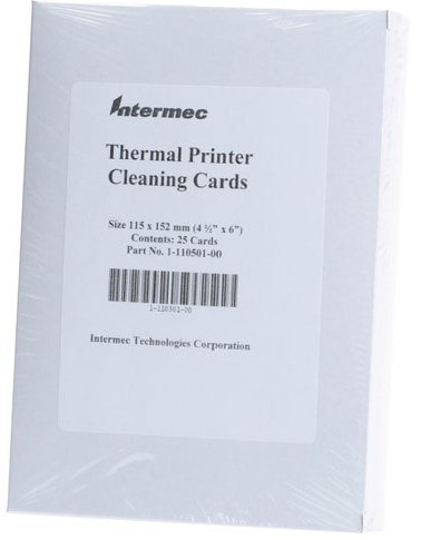 Honeywell Cleaning card for 4" wide Industrial Printers Honeywell