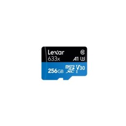 MEMORY MICRO SDXC 256GB UHS-I/W/ADAPTER LSDMI256BB633A LEXAR Lexar