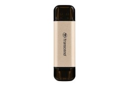 Transcend JetFlash 930C pamięć USB 128GB USB Type-A / USB Type-C 3.2 Gen 1 (3.1 Gen 1) Złoto Transcend