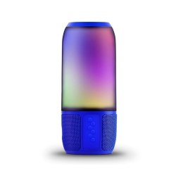 Bezprzewodowy głośnik LED V-TAC SMART VT-7456 RGB Bluetooth 2x3W (SKU 8569) Niebieski V-TAC