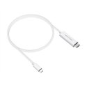 HYPER HD6007WHGL kabel HDMI 2,5 m USB-C HDMI Typu A (Standard) Biały No name