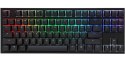 Klawiatura gamingowa Ducky One 2 TKL PBT, MX-Speed-Silver, RGB LED - czarna Ducky