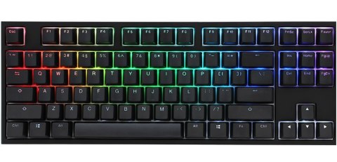 Klawiatura gamingowa Ducky One 2 TKL PBT, MX-Speed-Silver, RGB LED - czarna Ducky