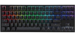 Klawiatura gamingowa Ducky One 2 TKL PBT, MX-Speed-Silver, RGB LED - czarna Ducky