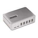 StarTech.com 10G5A2CS-USB-C-HUB huby i koncentratory USB 3.2 Gen 2 (3.1 Gen 2) Type-C 10000 Mbit/s Srebrny Manhattan