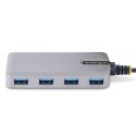 StarTech.com 5G4AB-USB-A-HUB huby i koncentratory USB 3.2 Gen 1 (3.1 Gen 1) Type-A 5000 Mbit/s Szary No name