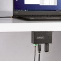 StarTech.com 5G4AINDRM-USB-A-HUB huby i koncentratory USB 3.2 Gen 1 (3.1 Gen 1) Type-B 5000 Mbit/s Czarny No name