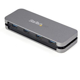 StarTech.com HB30AM4AB huby i koncentratory USB 3.2 Gen 1 (3.1 Gen 1) Type-A 5000 Mbit/s Czarny, Szary StarTech