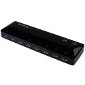 StarTech.com ST103008U2C huby i koncentratory USB 3.2 Gen 1 (3.1 Gen 1) Type-B 5000 Mbit/s Czarny StarTech