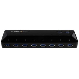 StarTech.com ST103008U2C huby i koncentratory USB 3.2 Gen 1 (3.1 Gen 1) Type-B 5000 Mbit/s Czarny StarTech