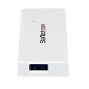 StarTech.com ST4300MINU3W huby i koncentratory USB 3.2 Gen 1 (3.1 Gen 1) Type-A 5000 Mbit/s Biały StarTech