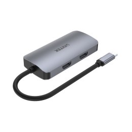 UNITEK HUB USB-C 1XUSB 3.1 GEN1 VGA 2XHDMI PD MST UNITEK