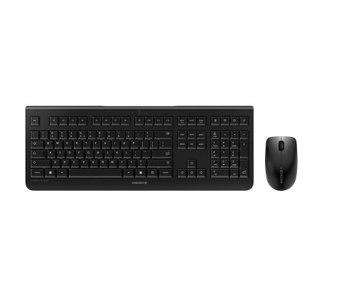 CHERRY DW 3000 klawiatura Dołączona myszka Uniwersalne RF Wireless QWERTY US English Czarny Cherry