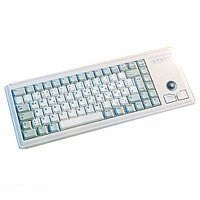 KEYBOARD USB GER MX-GOLD/SLIMLINE LIGHT GREY W/ TRACKBALL Cherry