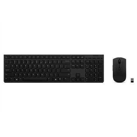 Lenovo Professional Wireless Rechargeable Combo Keyboard and Mouse Lenovo