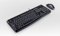 Logitech Desktop MK120 klawiatura Dołączona myszka USB AZERTY Francuski Czarny Logitech