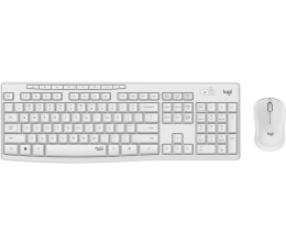 Logitech MK295 Silent Wireless Combo klawiatura Dołączona myszka Biuro USB QWERTZ Niemiecki Biały Logitech