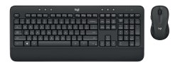 Logitech MK545 ADVANCED Wireless Keyboard and Mouse Combo klawiatura Dołączona myszka Uniwersalne USB QWERTZ Niemiecki Czarny Logitech