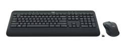 Logitech MK545 ADVANCED Wireless Keyboard and Mouse Combo klawiatura Dołączona myszka Uniwersalne USB QWERTZ Niemiecki Czarny Logitech