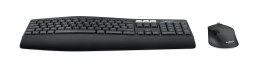 Logitech MK850 Performance klawiatura Dołączona myszka Uniwersalne RF Wireless + Bluetooth QWERTZ Niemiecki Czarny Logitech