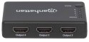 Manhattan 207706 rozgałęziacz telewizyjny HDMI 4x HDMI Manhattan