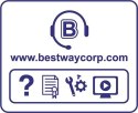 Bestway Steel Pro 56706 basen zewnętrzny naziemny Basen ramowy W kształcie okręgu 6473 l Niebieski Bestway