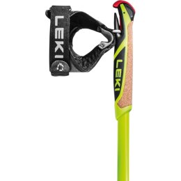 LEKI CC 450 kije do nart 145 cm Czarny, Biały, Żółty Węgiel LEKI