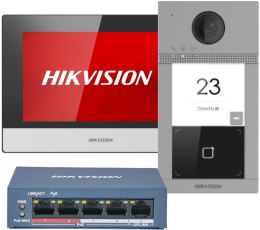 ZESTAW WIDEODOMOFONOWY HIKVISION DS-KIS604-S(C)(O-STD)/eu Hikvision