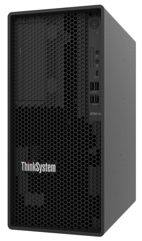 Lenovo ThinkSystem ST50 V2 serwer 2 TB Tower Intel Xeon E E-2324G 3,1 GHz 16 GB DDR4-SDRAM 500 W Lenovo