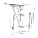 MACLEAN UCHWYT DO TV ELEKTRYCZNY SUFITOWY 32"-70" 35KG MC-880T Maclean