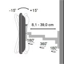 Techly ICA-LCD 104 uchwyt do telewizorów 76,2 cm (30") Srebrny TECHly