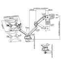 Uchwyt biurkowy Maclean MC-813 (biurkowy; 32" - 17"; max. 16 kg) Maclean