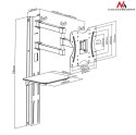 Uchwyt ścienny do telewizora Maclean MC-771 (ścienne; 23" - 42"; max. 30kg) Maclean