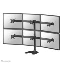 Neomounts FPMA-D700DD6 uchwyt / stojak do monitorów 68,6 cm (27") Biurko Czarny NEWSTAR