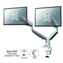 Neomounts NM-D750DSILVER uchwyt / stojak do monitorów 81,3 cm (32") Biurko Srebrny NEWSTAR