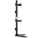 Silverstone ARM24BS uchwyt / stojak do monitorów 61 cm (24") Pręt Czarny SilverStone