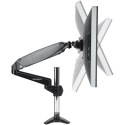 StarTech.com ARMPIVOTE2 uchwyt / stojak do monitorów 124,5 cm (49") Biurko Czarny No name