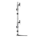 StarTech.com ARMQUADSS uchwyt / stojak do monitorów 81,3 cm (32") Biurko Czarny, Srebrny Manhattan