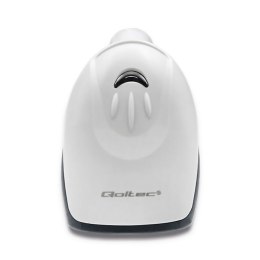 Qoltec 50865 Czytnik kodów kreskowych 1D | CCD | USB | Biały Qoltec