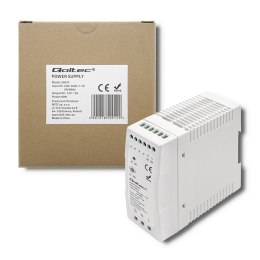 Qoltec Zasilacz na szynę DIN | 60W | 12V | 5A | Biały | Slim Qoltec